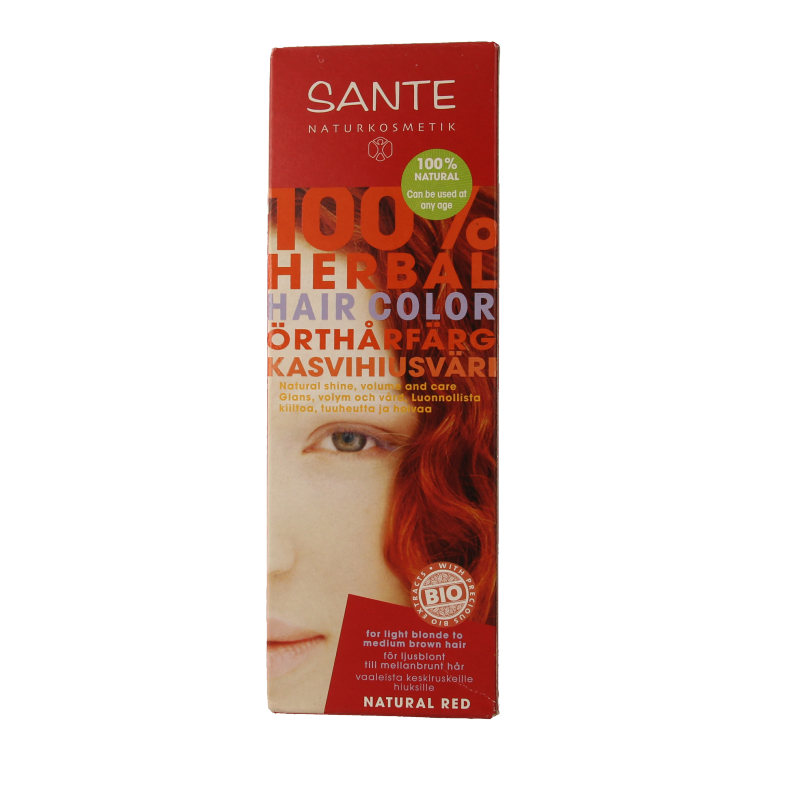Sante Haarverf natuurlijk rood BDIH - Afbeelding 3