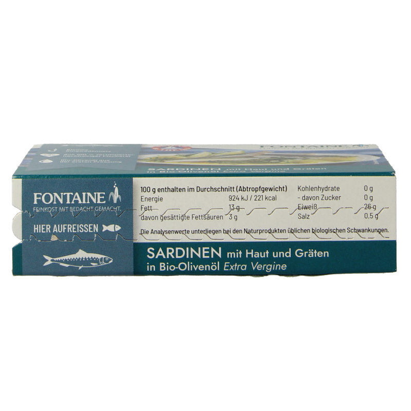 Fontaine Sardines met huid en graat - Afbeelding 4