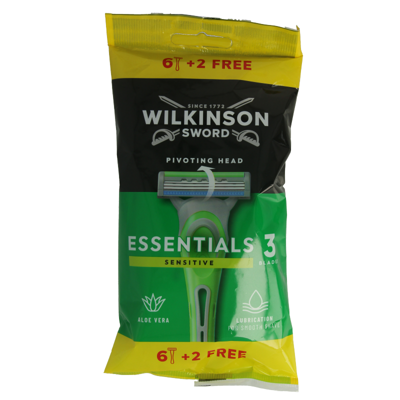 Wilkinson Essential sensitive 6+2 disposable