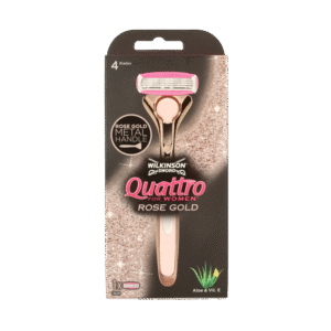 Wilkinson Quattro scheerapparaat women vintage rose gold