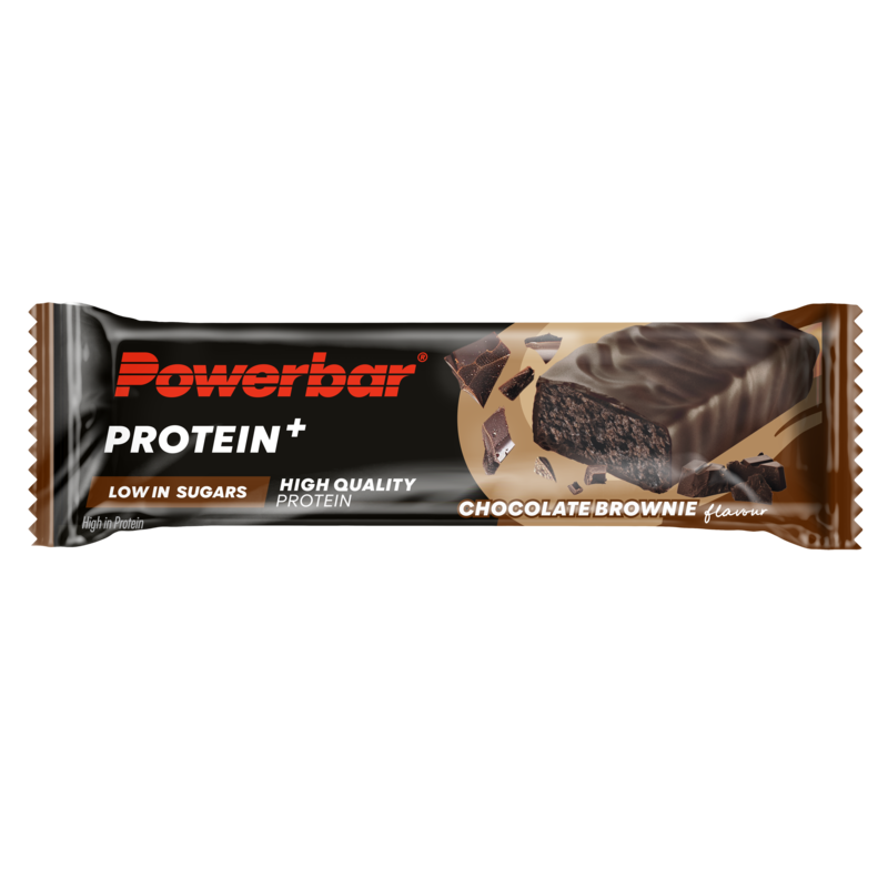 Powerbar Protein+ bar low sugar chocolate brownie