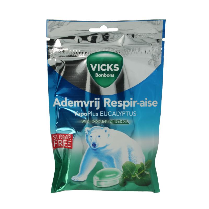 Vicks Ademvrij eucalyptus suikervrij bag