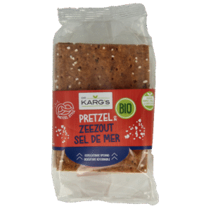 Dr. Karg's Crackers pretzel zeezout bio