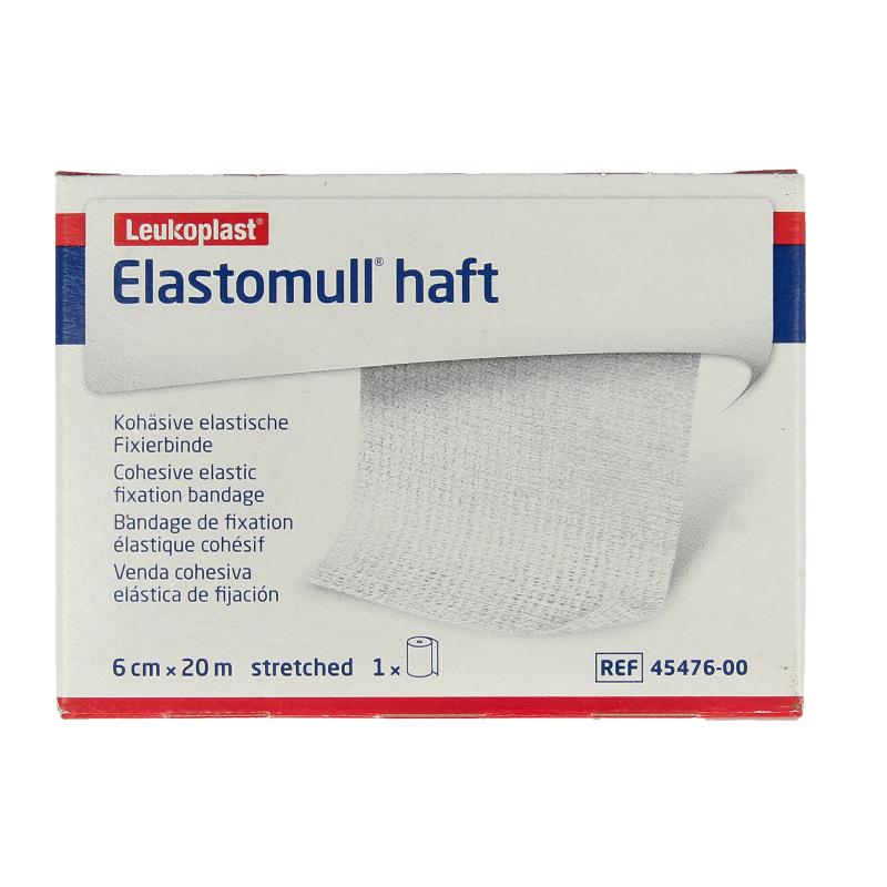Elastomull Fixatiewindsel haft 20m x 6cm 45476 beige/wit