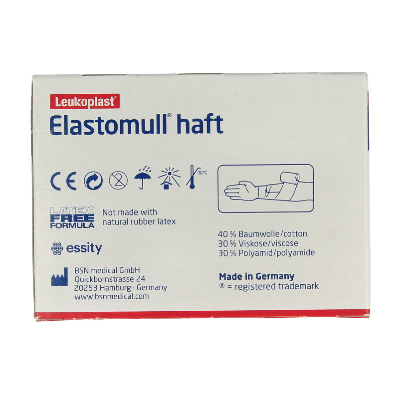 Elastomull Fixatiewindsel haft 20m x 6cm 45476 beige/wit - Afbeelding 3