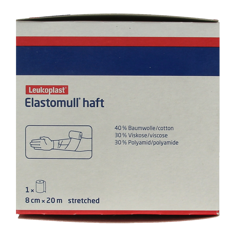 Elastomull Fixatiewindsel haft 20m x 8cm 45477 - Afbeelding 2