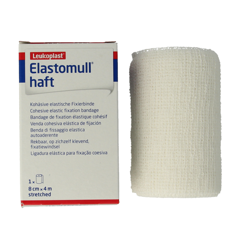 Elastomull Fixatiewindsel haft 4m x 8cm 45472 - Afbeelding 2
