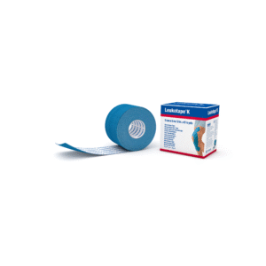 Leukotape K elastische tape 5m x 5cm blauw