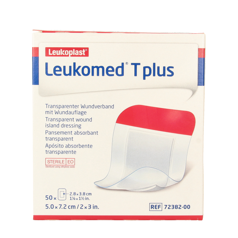 Leukomed Transparant wondverband T plus 7.2 x 5cm