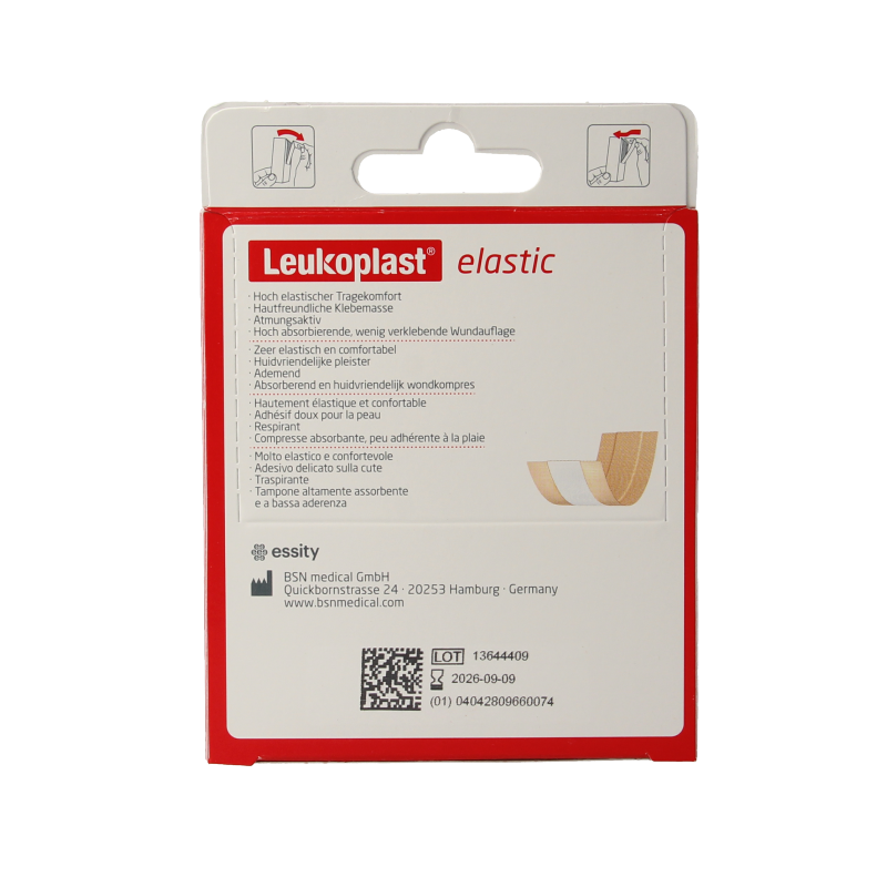 Leukoplast Pleister elastic 1m x 8cm - Afbeelding 2