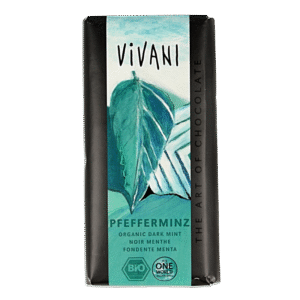 Vivani Chocolade puur met pepermunt bio