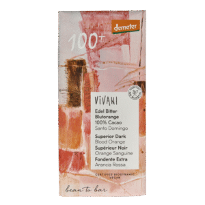 Vivani Chocolade Demeter puur 100% bloedsinaasappel bio
