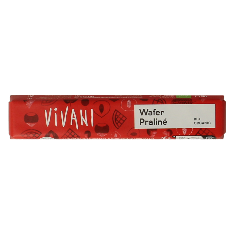 Vivani Chocolate To Go wafer praline bio
