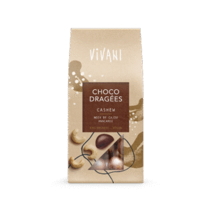 Vivani Choco dragees cashew bio