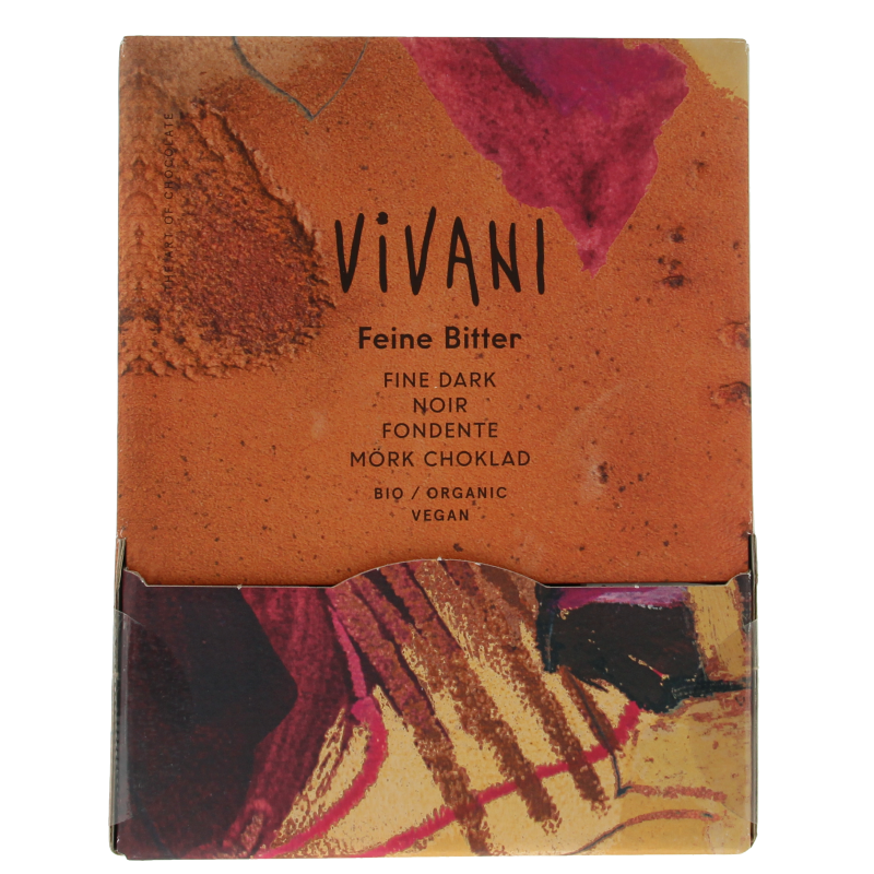 Vivani Chocolade naps puur 5 gram bio