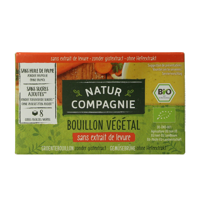 Natur Compagnie Groentebouillon zonder gist bio