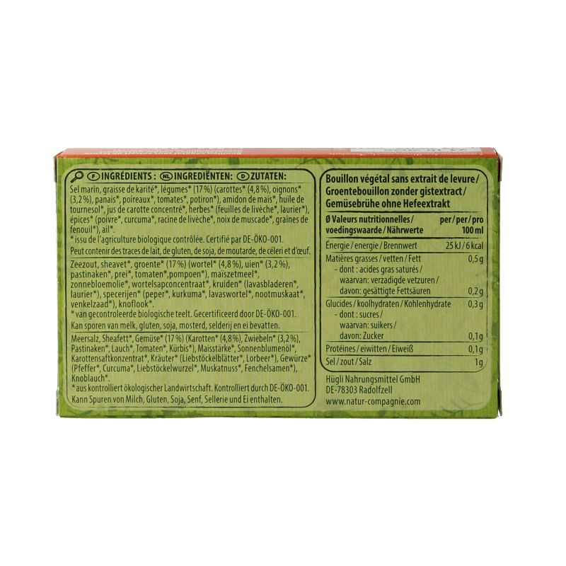 Natur Compagnie Groentebouillon zonder gist bio - Afbeelding 4