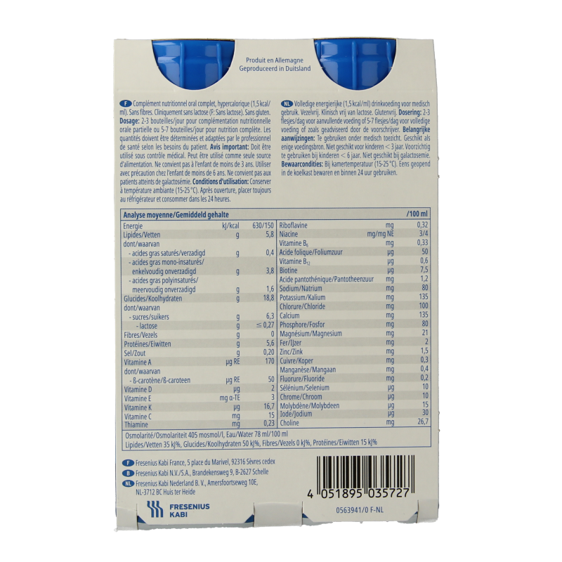 Fresubin Energy drink vanille 200ml - Afbeelding 3