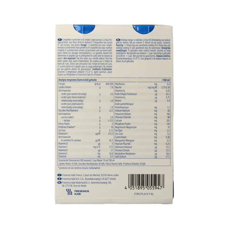 Fresubin 2Kcal drink vanille 200ml - Afbeelding 4