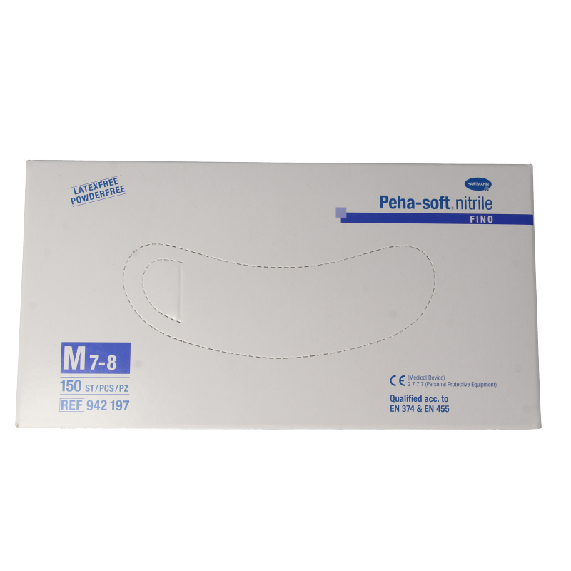 Hartmann Peha soft nitril fino handschoen maat M