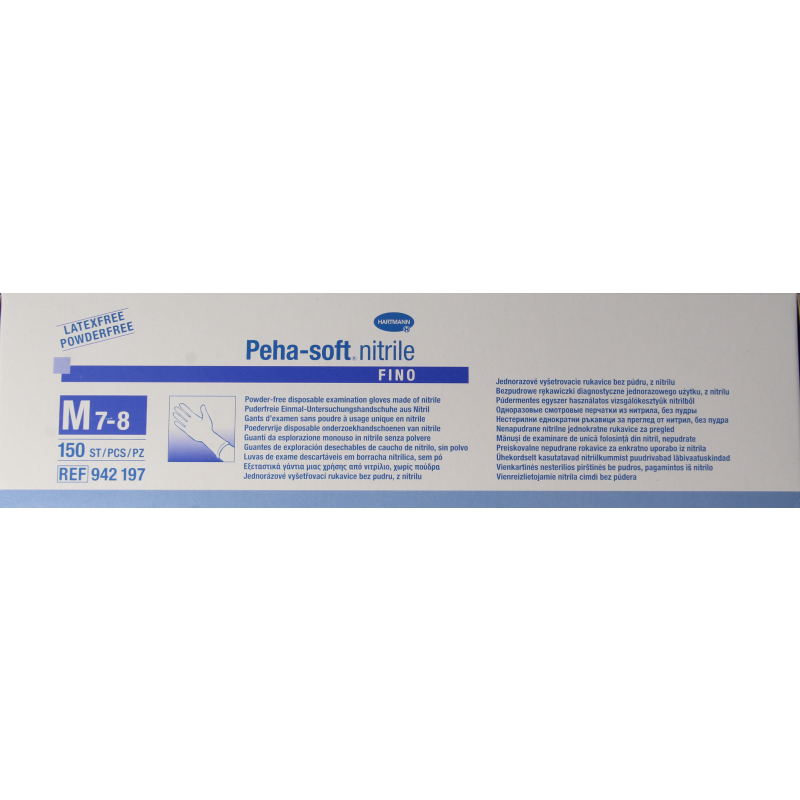 Hartmann Peha soft nitril fino handschoen maat M - Afbeelding 4