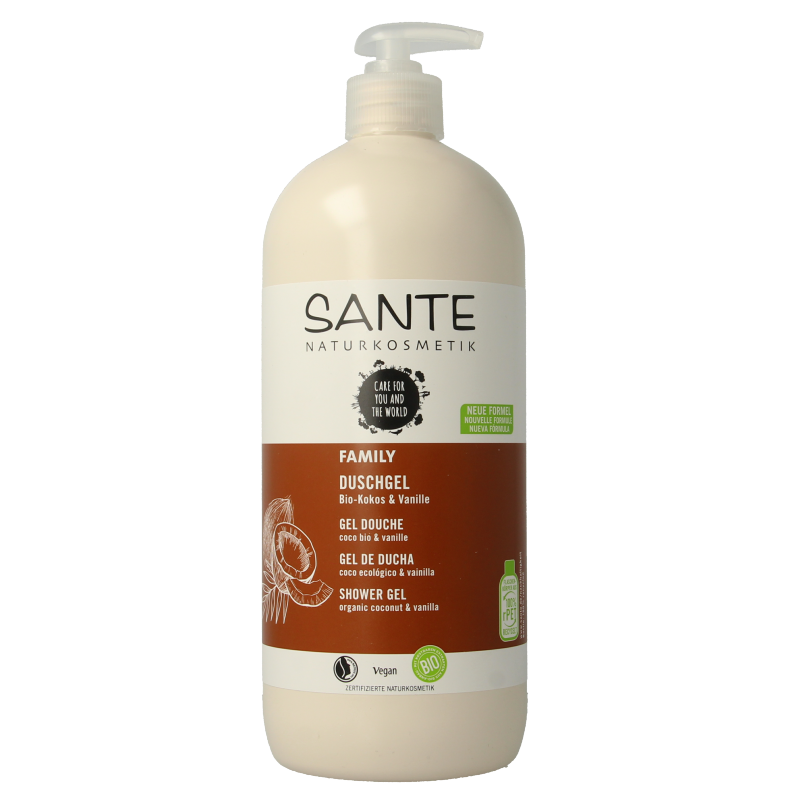 Sante Family showergel coconut & vanilla bio