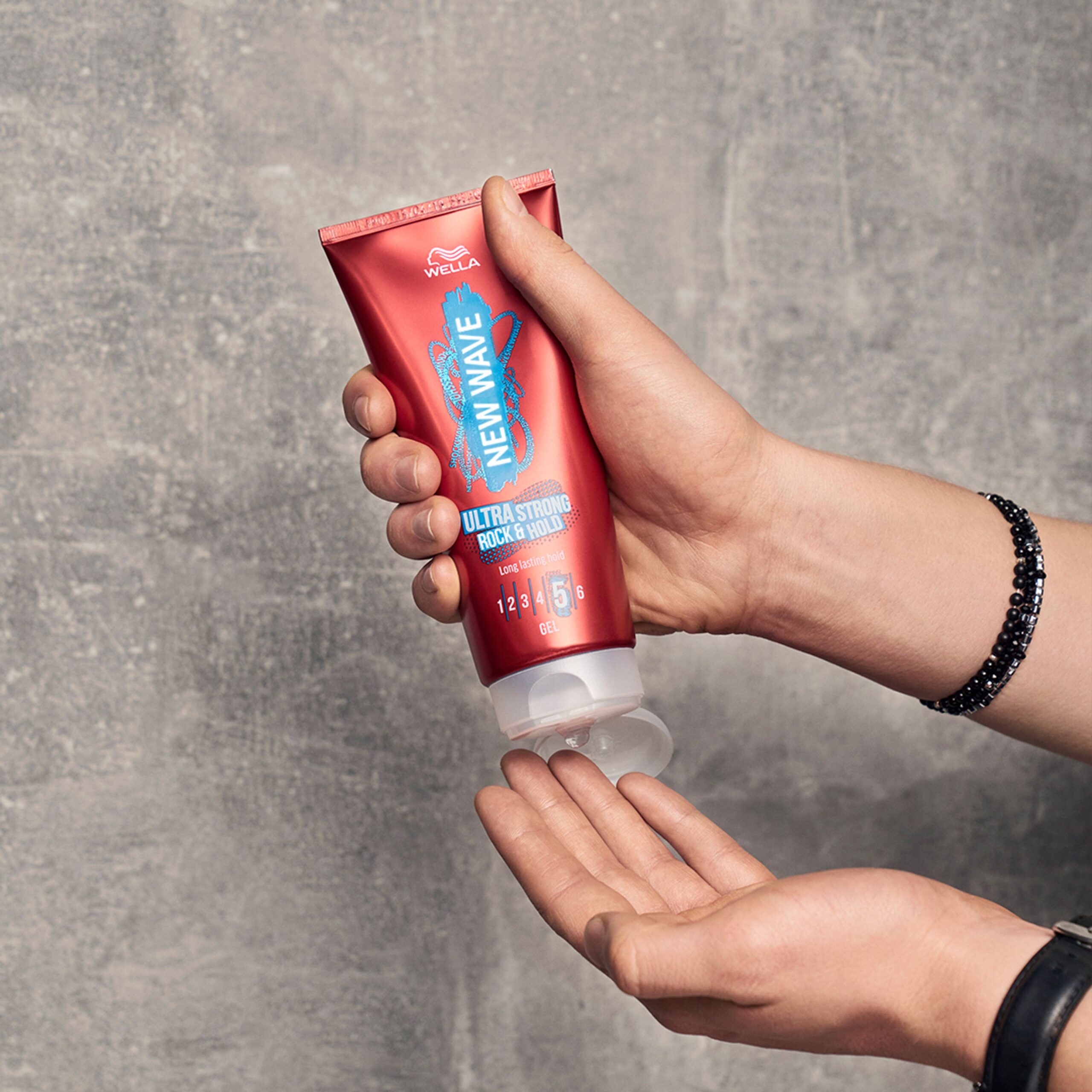 Wella Ultra strong rock & hold haargel - Afbeelding 2