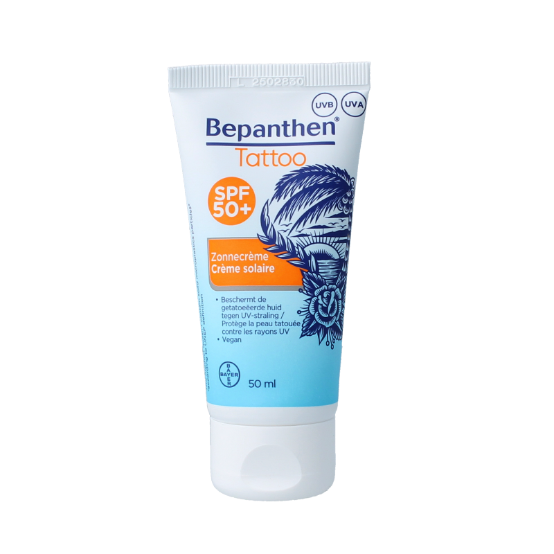 Bepanthen Tattoo zonnecreme SPF50+