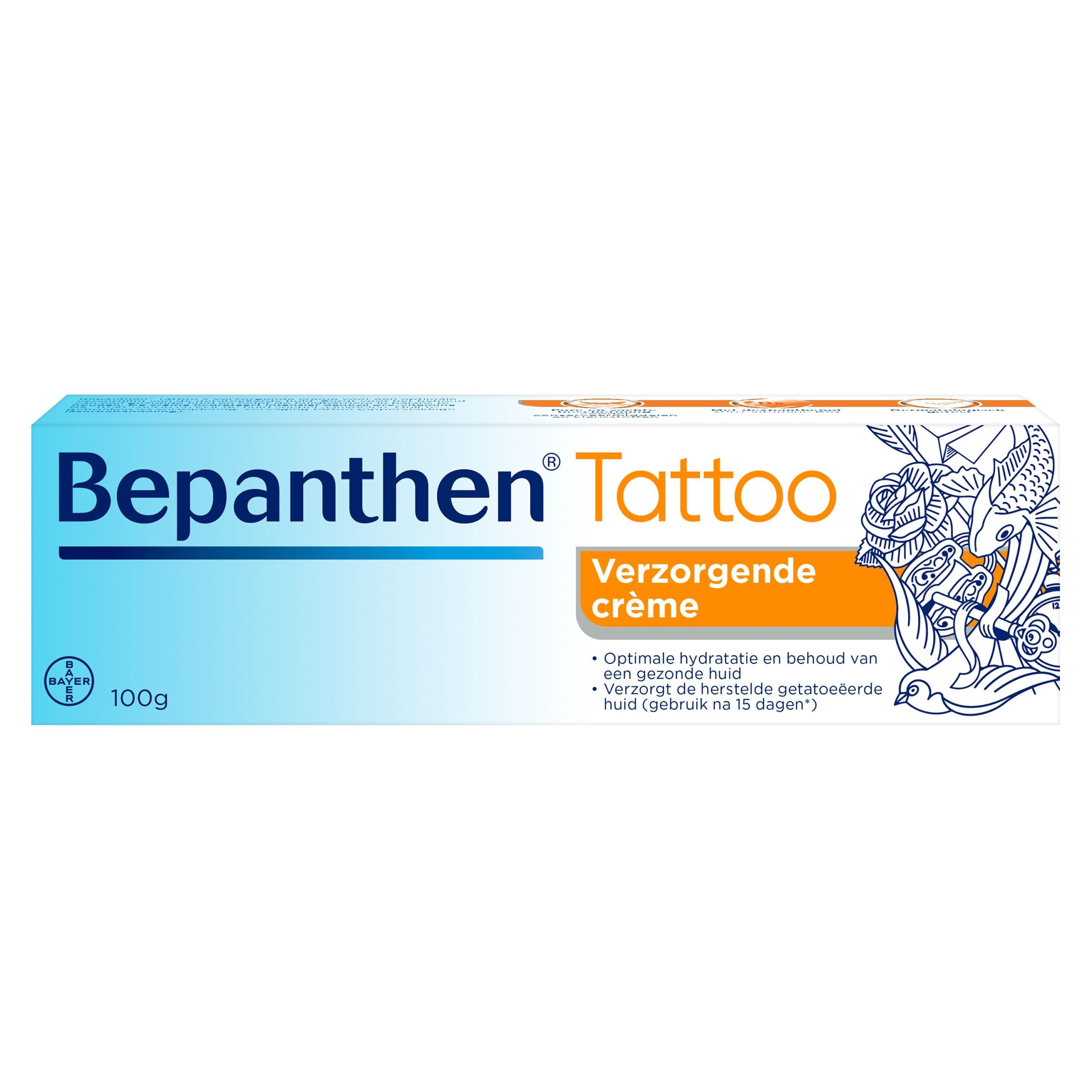 Bepanthen Tattoo verzorgende ceme