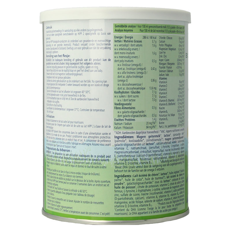 Hipp 2 Biologische opvolgmelk op basis van geitenmelk - Afbeelding 2