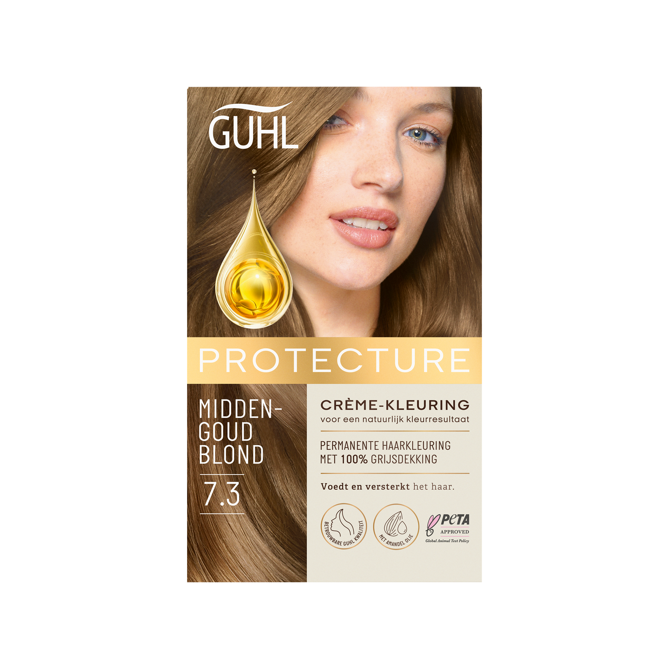 Guhl Beschermende cremekleur 7.3 mid goudblond