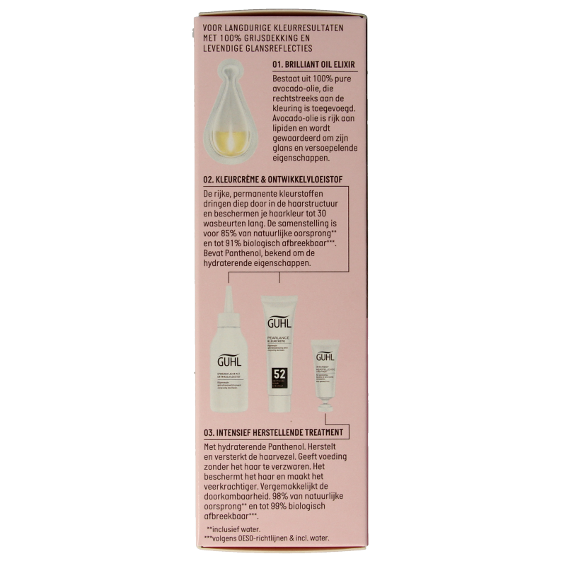 Guhl Pearlance intensieve cremekleur 52 licht goudbruin - Afbeelding 2