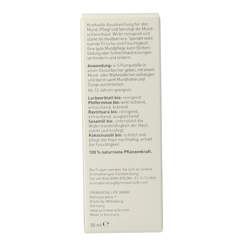 Primavera Mondverzorgingsolie bio - Afbeelding 4