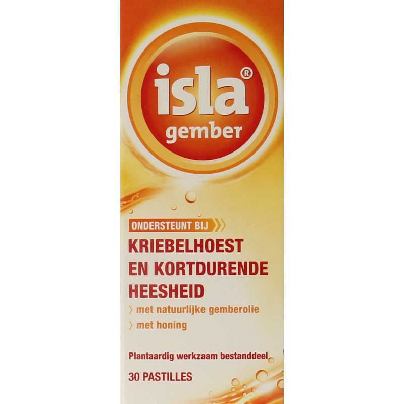 Isla Gember keelpastilles
