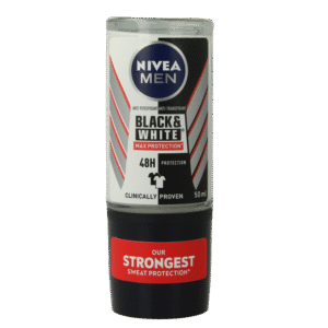 Nivea Men deodorant roller black & white max protection