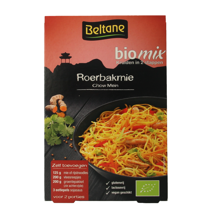 Beltane Roerbakmie bio