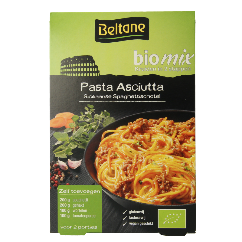 Beltane Asciutta Siciliaanse spaghetti schotel mix bio