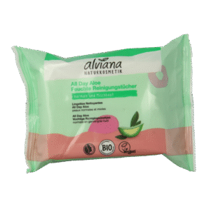Alviana Reinigingsdoekjes vochtig aloe vera