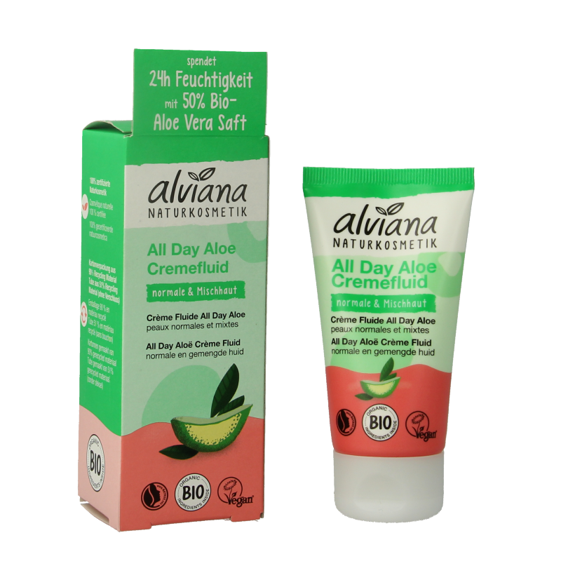 Alviana All day aloe creme fluid - Afbeelding 2