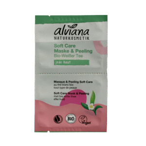 Alviana Soft care mask & peeling met biologisch witte thee