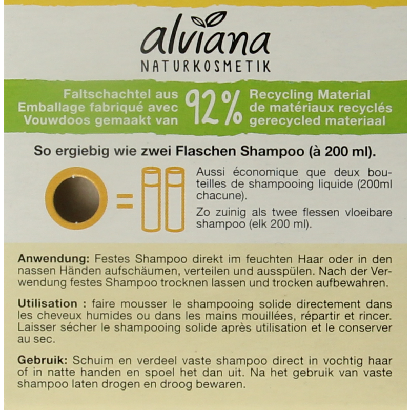Alviana Shampoobar voor normaal haar - Afbeelding 4
