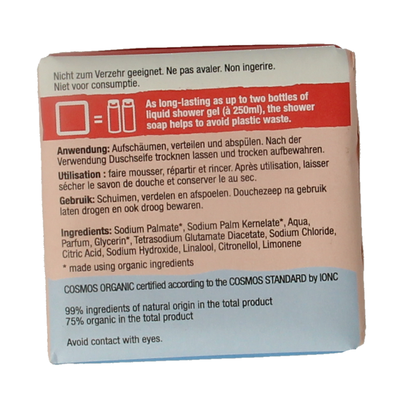 Alviana Douchezeep bodywash bar perzik - Afbeelding 2