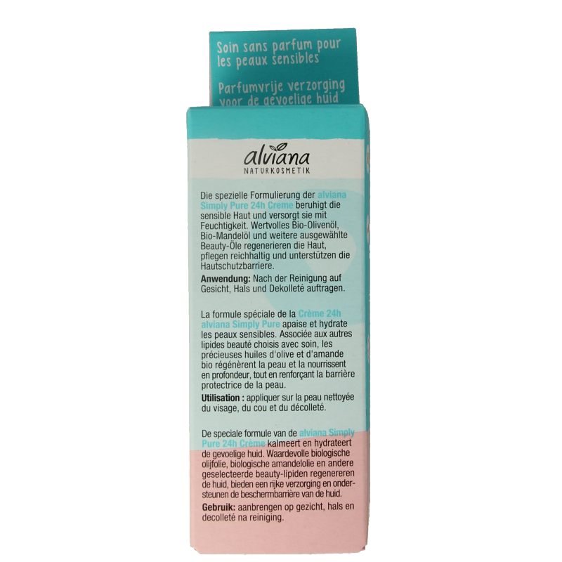 Alviana Simply pure 24h cream - Afbeelding 4