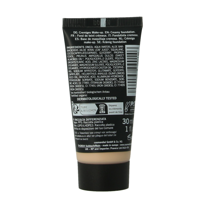 Benecos natural beauty Natural creamy make up foundation honey - Afbeelding 2