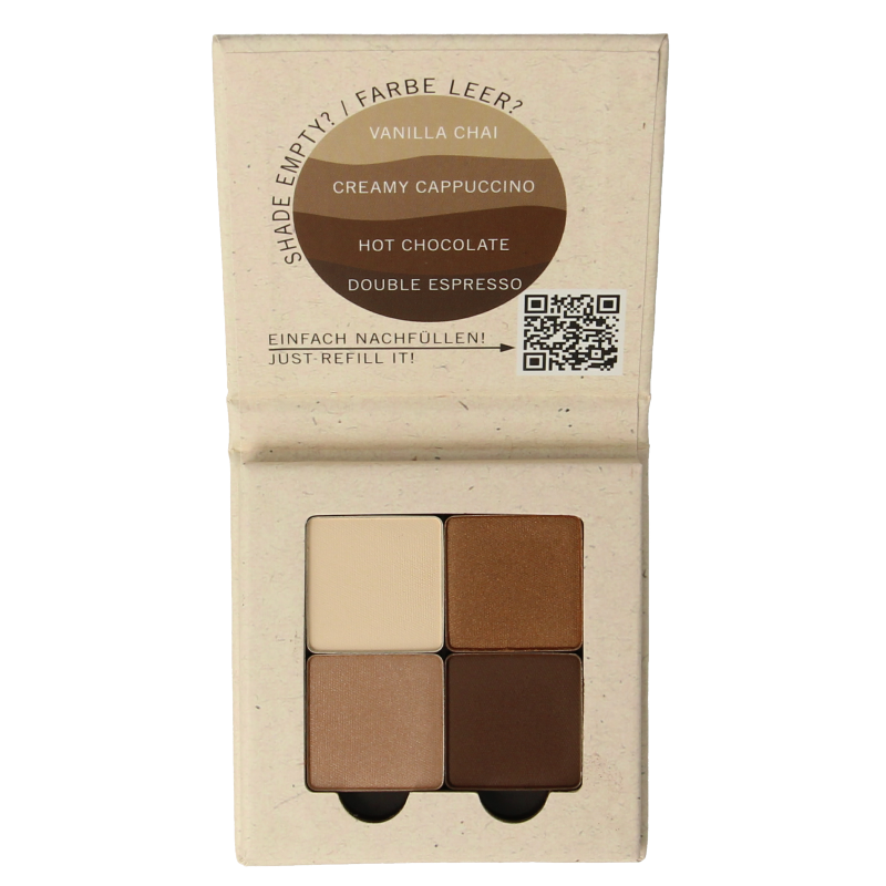Benecos natural beauty Natural eyeshadow quantro coffee - Afbeelding 2