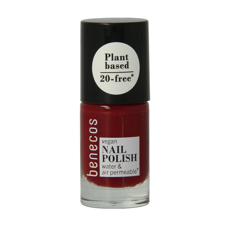 Benecos natural beauty Vegan nail polish cherry red 20-free plantbased