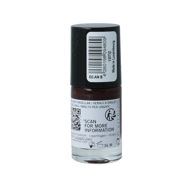 Benecos natural beauty Vegan nail polish vamp 20-free plantbased - Afbeelding 2