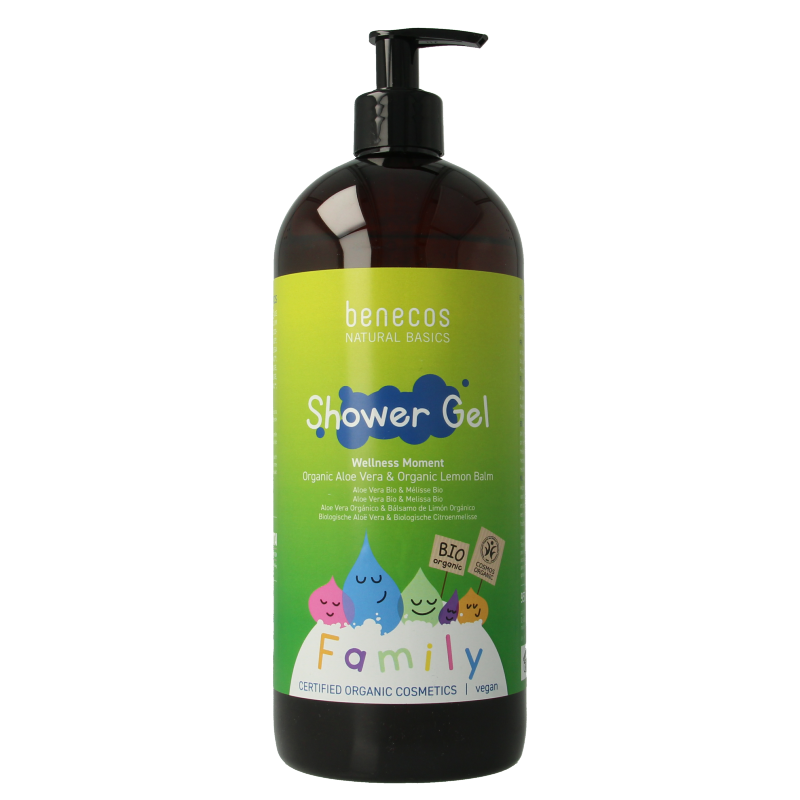 Benecos natural beauty Natural showergel family size wellness moment