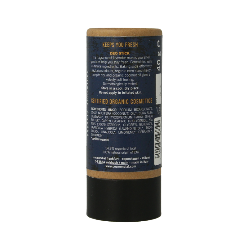 Benecos natural beauty Bio for men only deo stick - Afbeelding 2