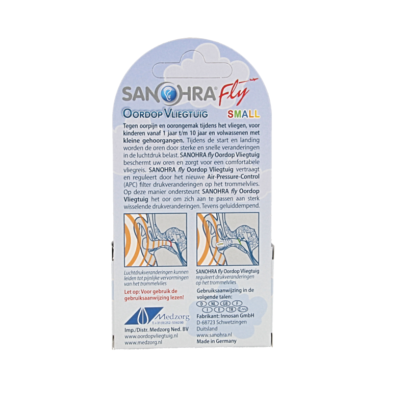 Sanohra Oordop vliegtuig fly small kind - Afbeelding 2